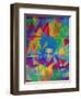 King Samo-Abstract Graffiti-Framed Giclee Print