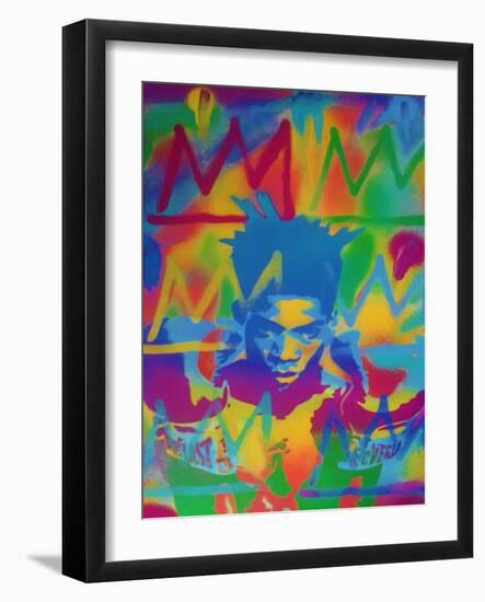 King Samo-Abstract Graffiti-Framed Giclee Print