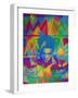 King Samo-Abstract Graffiti-Framed Giclee Print