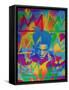 King Samo-Abstract Graffiti-Framed Stretched Canvas