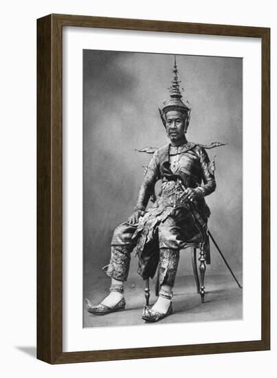 King Sisowath of Cambodia, 1922-null-Framed Giclee Print