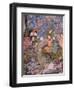 King Solomon and the Queen of Sheba, after an Original Miniature-null-Framed Giclee Print