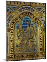 King Solomon and the Queen of Sheba, Verdun Altar, Begun 1181, Enamel-Nicholas of Verdun-Mounted Giclee Print