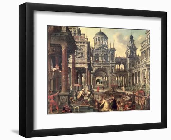 King Solomon and the Queen of Sheba-Jacob De Vries-Framed Giclee Print