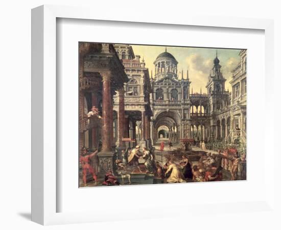 King Solomon and the Queen of Sheba-Jacob De Vries-Framed Giclee Print