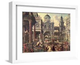 King Solomon and the Queen of Sheba-Jacob De Vries-Framed Giclee Print