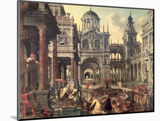 King Solomon and the Queen of Sheba-Jacob De Vries-Mounted Giclee Print