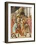 King Solomon Burying one of the Beams of the Cross, c.1380-Agnolo Gaddi-Framed Giclee Print