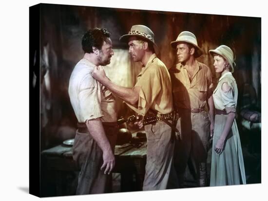 KING SOLOMON'S MINES, 1950 directed by COMPTON BENNETT Stewart Granger / Richard Carlson / Deborah -null-Stretched Canvas