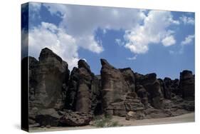 King Solomon's Pillars, Geological Formations, Timna National Park, Surroundings of Eilat, Israel-null-Stretched Canvas