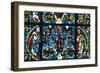 King Solomon, Stained Glass, Chartres Cathedral, France, 1145-1155-null-Framed Photographic Print