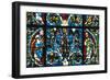 King Solomon, Stained Glass, Chartres Cathedral, France, 1145-1155-null-Framed Photographic Print