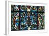 King Solomon, Stained Glass, Chartres Cathedral, France, 1145-1155-null-Framed Photographic Print