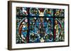 King Solomon, Stained Glass, Chartres Cathedral, France, 1145-1155-null-Framed Photographic Print