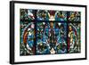 King Solomon, Stained Glass, Chartres Cathedral, France, 1145-1155-null-Framed Photographic Print