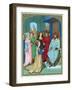 King Solomon Welcoming the Queen of Sheba-Hans Memling-Framed Giclee Print