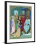 King Solomon Welcoming the Queen of Sheba-Hans Memling-Framed Giclee Print