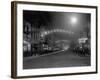 King Street, Charleston, South Carolina at Night-null-Framed Photographic Print