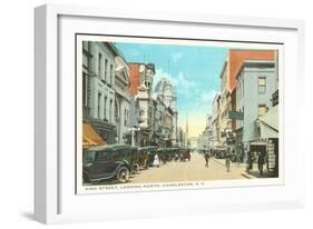 King Street, Charleston, South Carolina-null-Framed Art Print