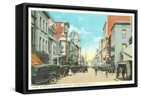 King Street, Charleston, South Carolina-null-Framed Stretched Canvas