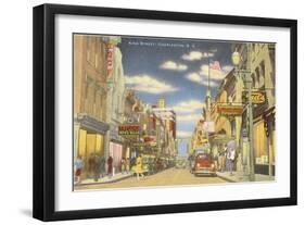 King Street, Charleston, South Carolina-null-Framed Art Print