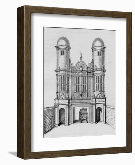 King Street Gate, Westminster, c1725 (1911)-George Vertue-Framed Giclee Print