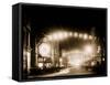King Street Lights at Night, Charleston, S.C.-null-Framed Stretched Canvas