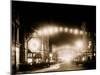 King Street Lights at Night, Charleston, S.C.-null-Mounted Photo