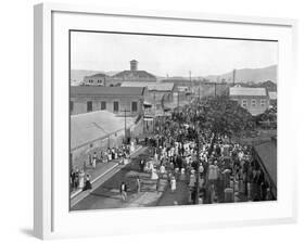 King Street Looking North, Kingston, Jamaica, C1905-Adolphe & Son Duperly-Framed Giclee Print