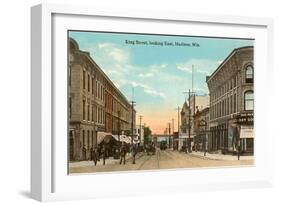 King Street, Madison, Wisconsin-null-Framed Art Print