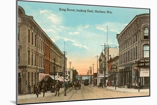 King Street, Madison, Wisconsin-null-Mounted Art Print