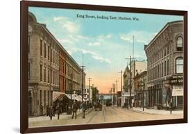 King Street, Madison, Wisconsin-null-Framed Art Print