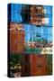 King Street Reflections-Douglas Taylor-Stretched Canvas