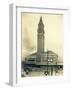 King Street Station, Seattle, 1924-Asahel Curtis-Framed Giclee Print