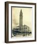 King Street Station, Seattle, 1924-Asahel Curtis-Framed Premium Giclee Print