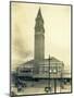 King Street Station, Seattle, 1924-Asahel Curtis-Mounted Premium Giclee Print