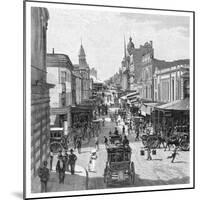 King Street, Sydney, New South Wales, Australia, 1886-JR Ashton-Mounted Giclee Print