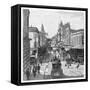 King Street, Sydney, New South Wales, Australia, 1886-JR Ashton-Framed Stretched Canvas