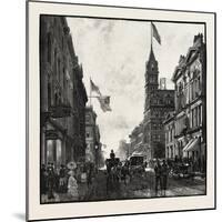 King Street, West, Toronto, Canada, Nineteenth Century-null-Mounted Giclee Print