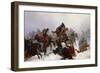 King Sverre escapes, 1862-Peter Nicolai Arbo-Framed Giclee Print