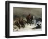 King Sverre in a Blizzard in the Voss Mountains, 1870-Peder Balke-Framed Giclee Print