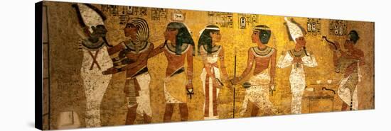 King Tut Tomb Wall, Egypt-Kenneth Garrett-Stretched Canvas