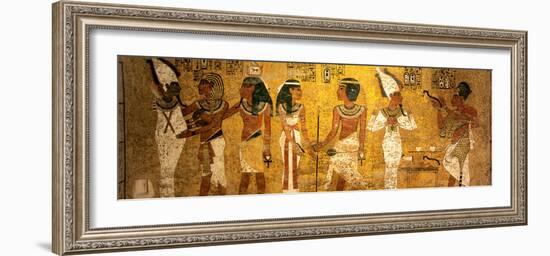 King Tut Tomb Wall, Egypt-Kenneth Garrett-Framed Photographic Print