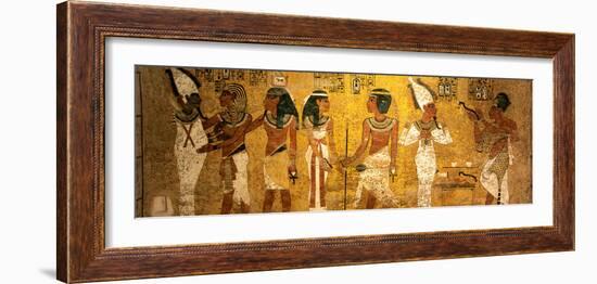 King Tut Tomb Wall, Egypt-Kenneth Garrett-Framed Photographic Print