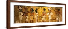 King Tut Tomb Wall, Egypt-Kenneth Garrett-Framed Photographic Print