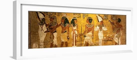 King Tut Tomb Wall, Egypt-Kenneth Garrett-Framed Photographic Print