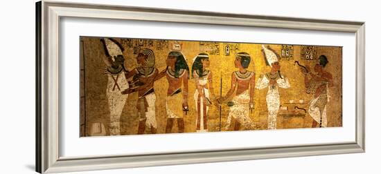 King Tut Tomb Wall, Egypt-Kenneth Garrett-Framed Photographic Print