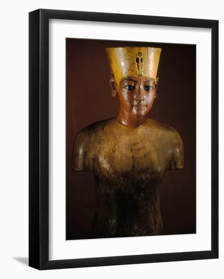 King Tutankhamun, Tut Manniken, Wooden Torso, Egyptian Museum, Valley of the Kings, Egypt-Kenneth Garrett-Framed Photographic Print