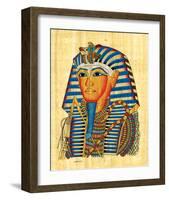 King Tutankhamun-null-Framed Art Print