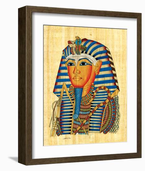 King Tutankhamun-null-Framed Art Print